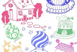 创意卡通小房子简笔画 各种奇妙创意的梦幻小房子卡通画画法