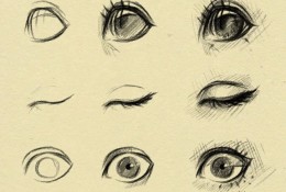 不同眼睛眼神和不同造型鼻子的绘画教程 各种不同眼睛和鼻子怎么画 眼鼻嘴发