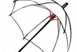唯美的伞插画教程 简单的伞绘画快速教程 带线稿素材的简单8个步骤
