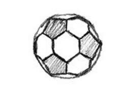 足球怎么画 足球的画法 足球绘画教程 足球简笔画教程