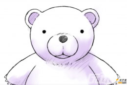 可爱的萌萌哒的小熊怎么绘画 快速画好一只可爱的小熊素材教程