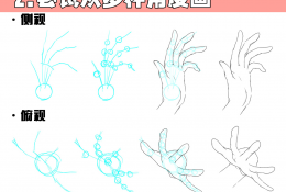 如何画好动漫人物的手 本教程将教你如何画好动漫人物的各种手势