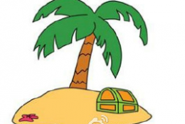 椰子树简笔画怎么画？椰子树卡通画儿童画手绘教程
